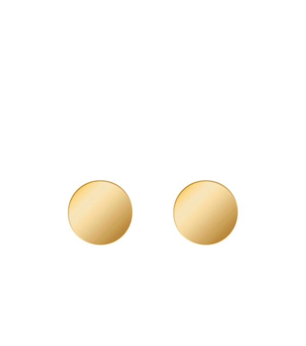 Ohrstecker Ø 6 mm gold