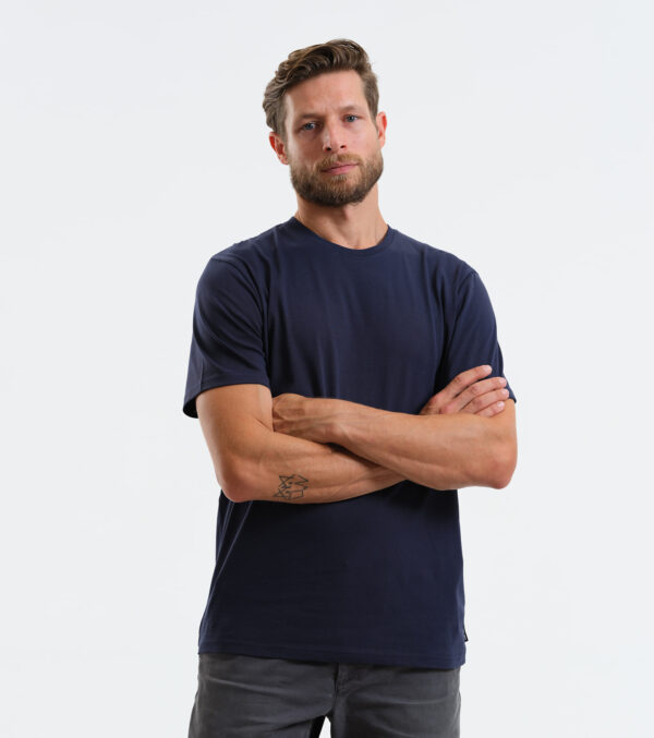 3-pack basic navy blue shirt - Image 2
