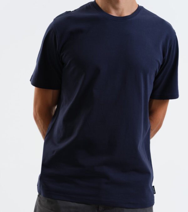 3-pack basic navy blue shirt - Image 4