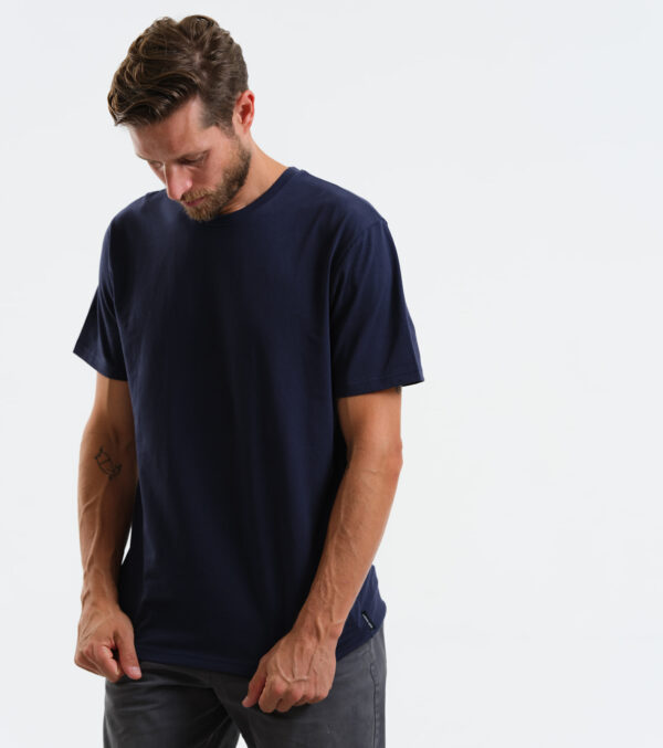 3-pack basic navy blue shirt - Image 3