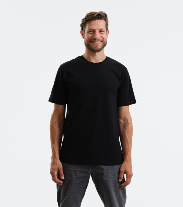 Basic Shirt Schwarz – Bild 7