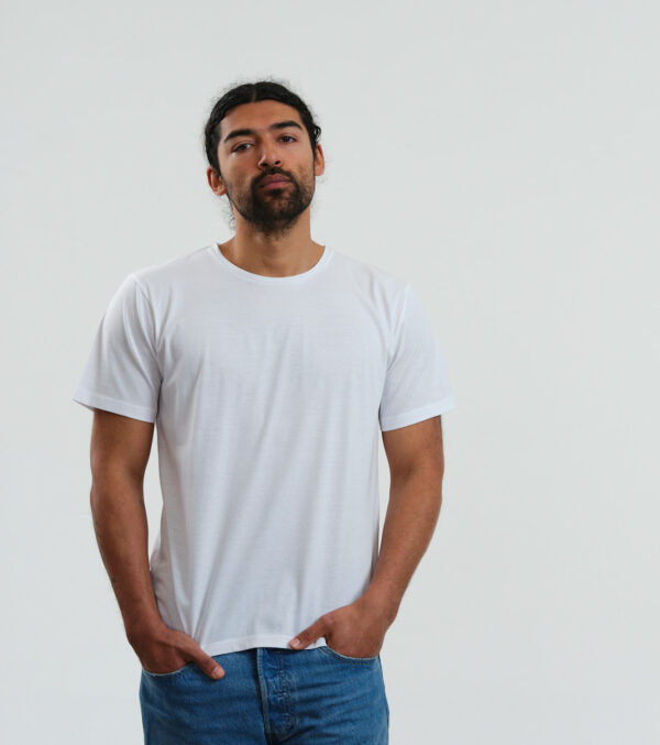 Basic Shirt Weiß – Bild 6