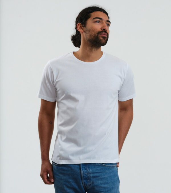 Basic Shirt Weiß – Bild 5
