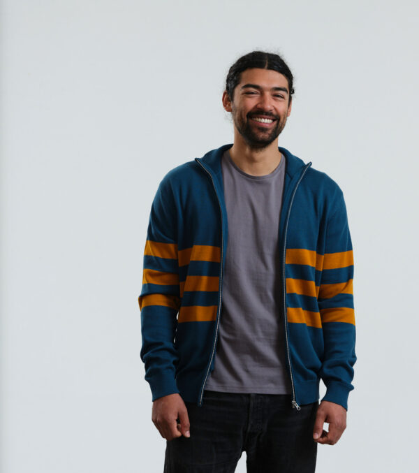 Men‘s cardigan Bryce with Zip - Image 2