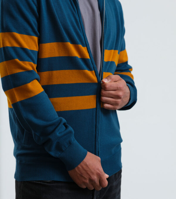Men‘s cardigan Bryce with Zip - Image 4