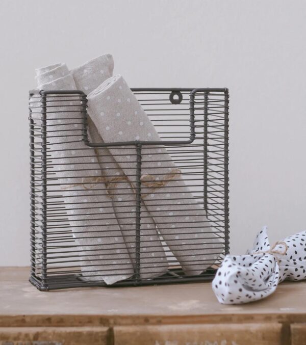 Wire hanging Basket 21 x 21 cm - Image 6