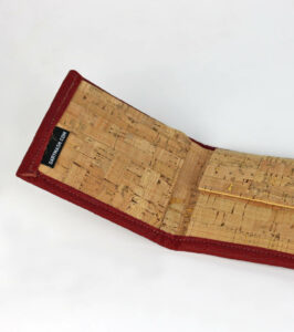 Piñatex® Wallet Dark red - Image 6