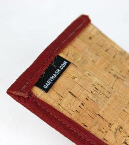 Piñatex® Wallet Dark red - Image 5