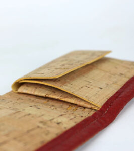 Piñatex® Wallet Dark red - Image 3