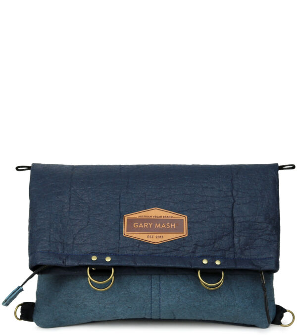 Rachel Allrounder, Piñatex Navy and Denim blue - Image 3