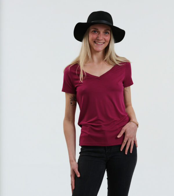 Shirt Kendall berry - Image 2