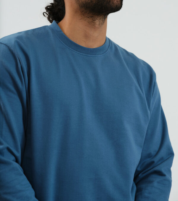 Sweatshirt James petrol blue - Image 5