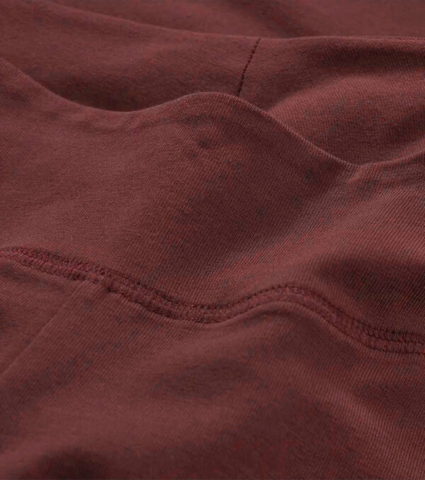 Cotton jersey Leggings, burgundy - Image 2