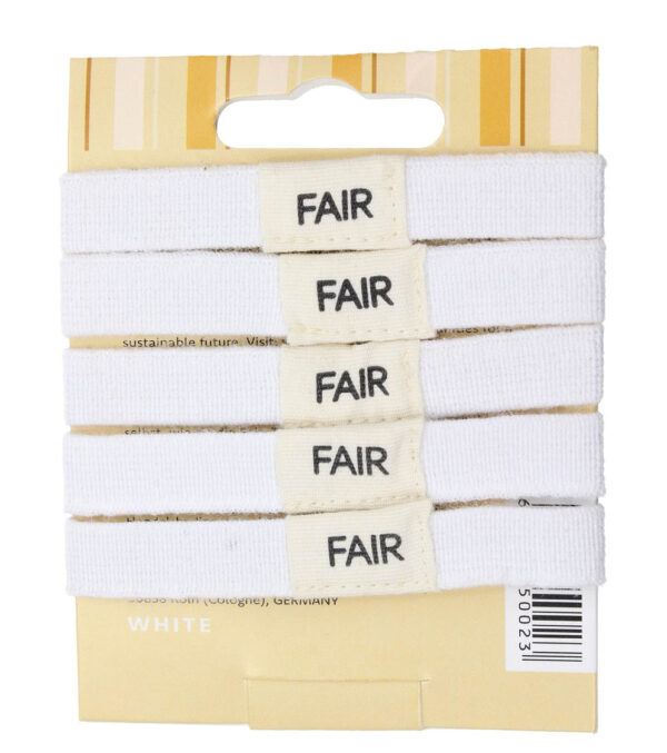 Organic hair ties in a set of 5 - Image 3