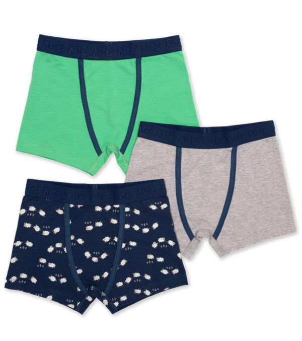 Boys Boxer Shorts 3 Pack, Sheep