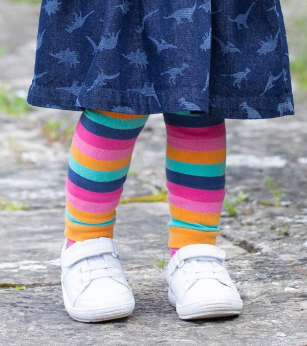 Kid's Rainbow knit Leggings - Image 2