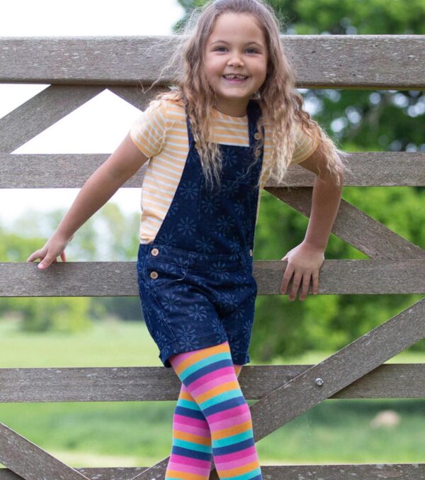 Kid's Rainbow knit Leggings - Image 3