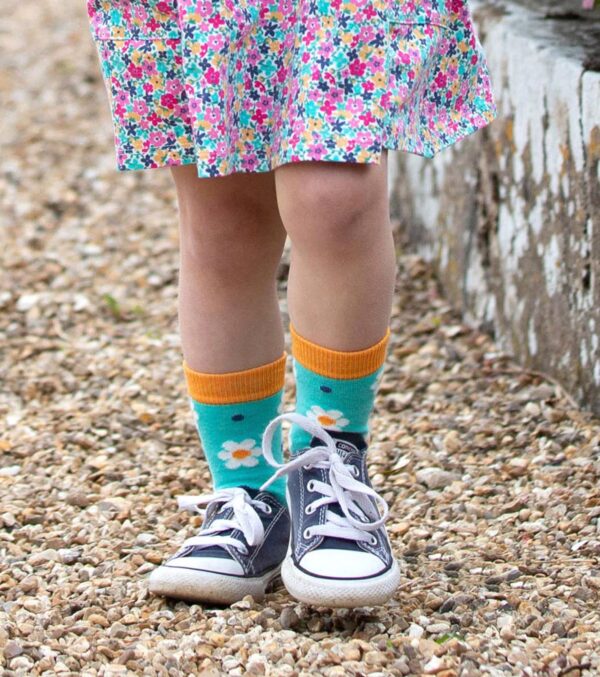 Bunte Socken 3er-Pack, Biene – Bild 2