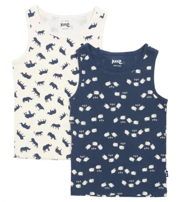 Jungen Unterhemden 2er-Pack, Schafe