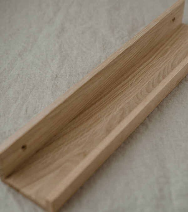 Oak wall shelf 48 cm - Image 7