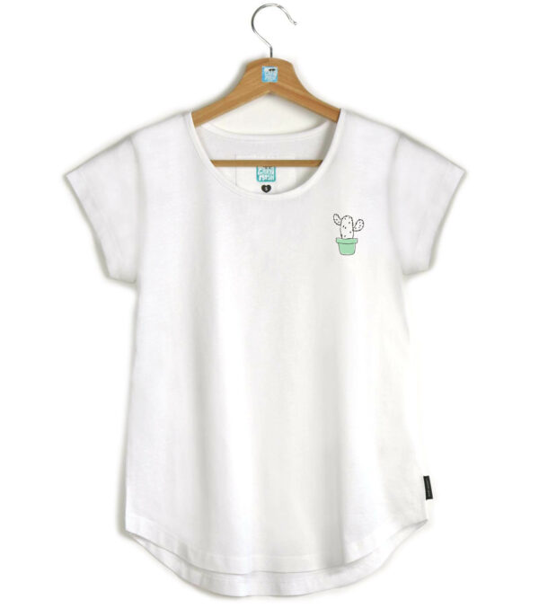Shirt Asheville Mini cactus white