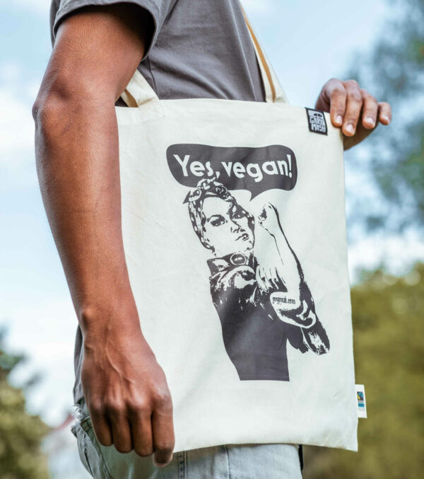 Cotton bag Yes, vegan! - Image 2