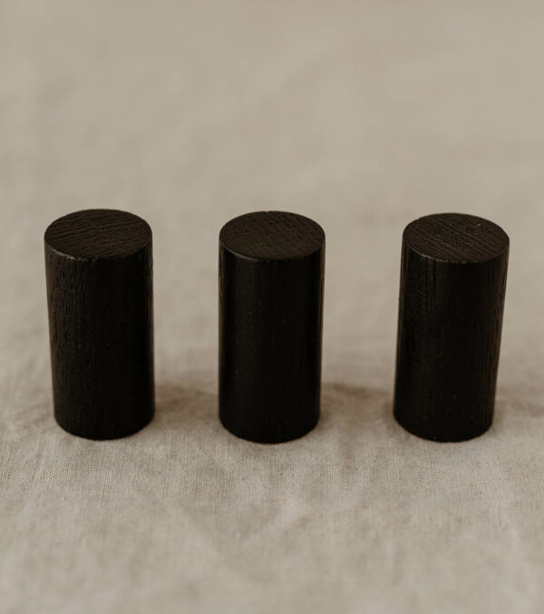 Wall Hooks in a set of 3 black - Image 4