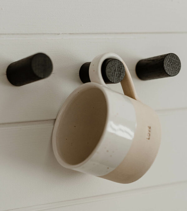 Wall Hooks in a set of 3 black