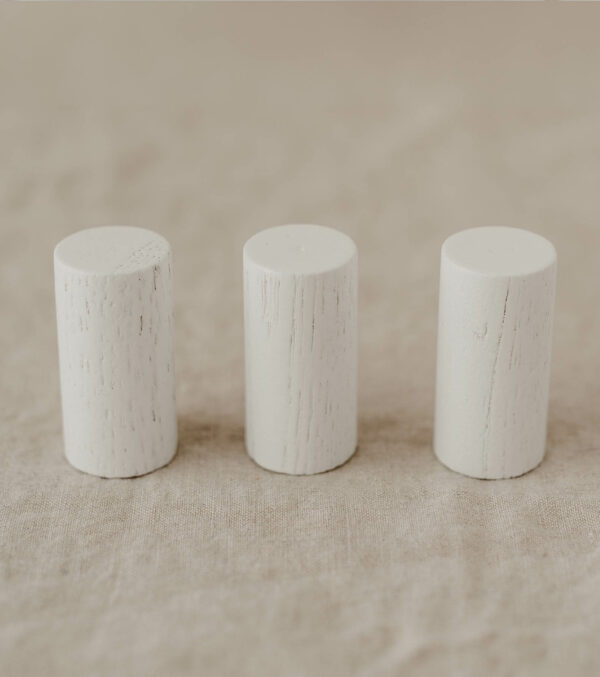 Wall Hooks in a set of 3 white - Image 3