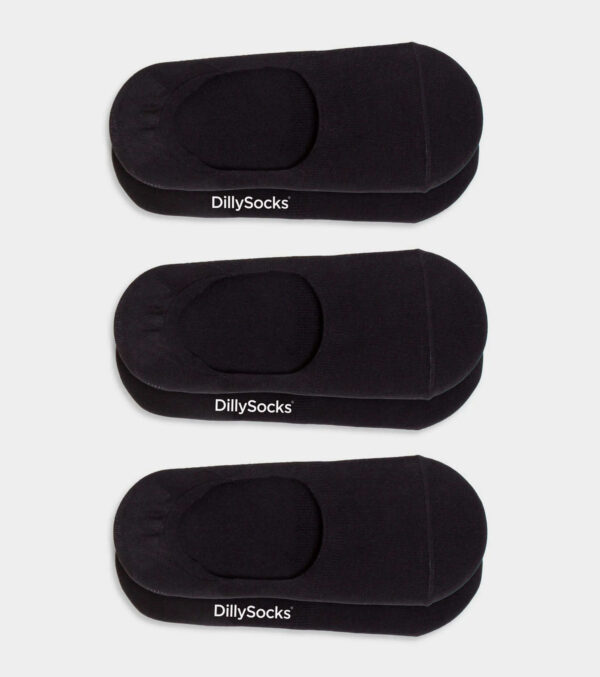 3-pack Invisible Socks, black - Image 2