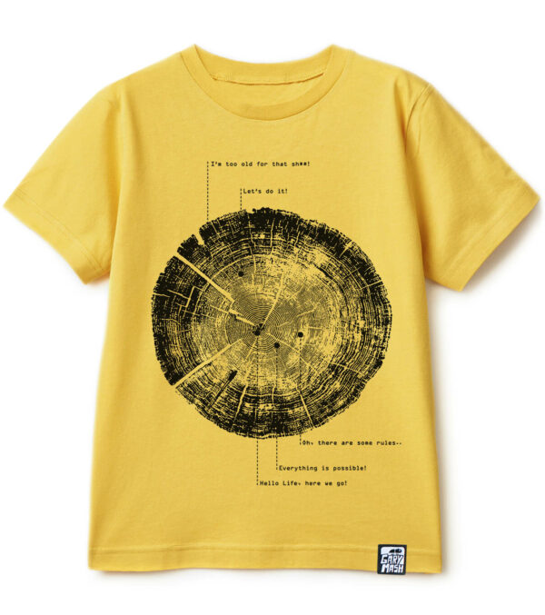 Kid's T-shirt Liferings yellow