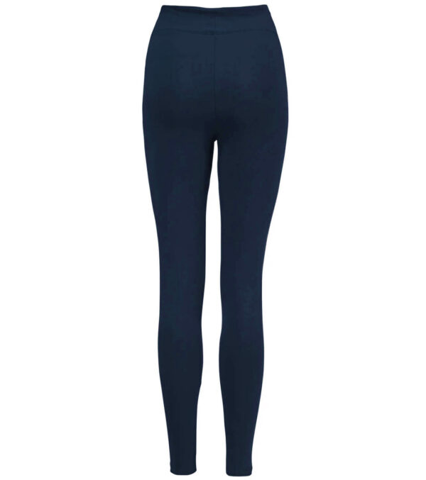 Cotton jersey Leggings, navy blue - Image 3