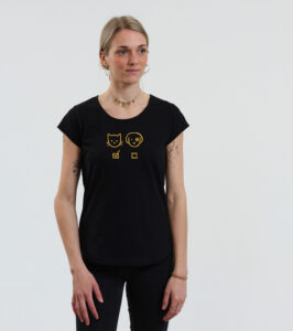 Shirt Asheville Katzenmensch – Bild 5