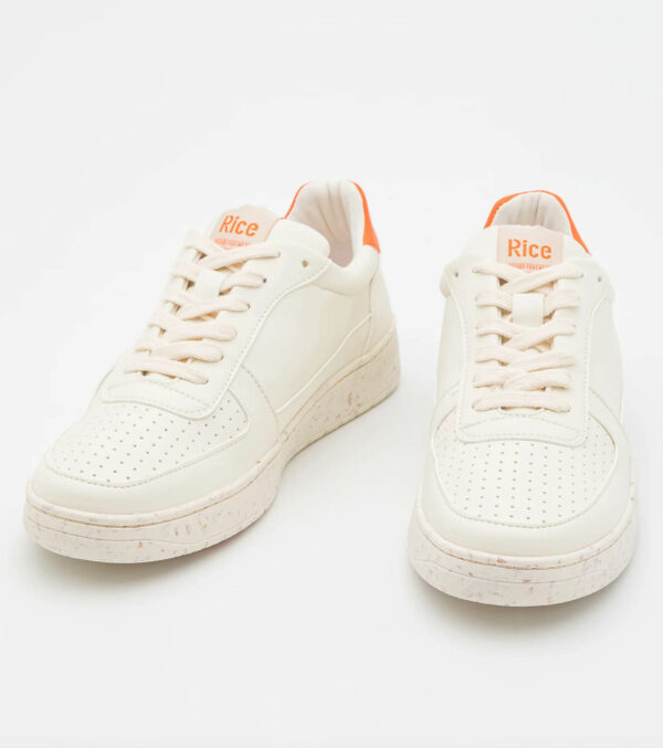 Sneaker OPEN21 écru/orange - Image 6