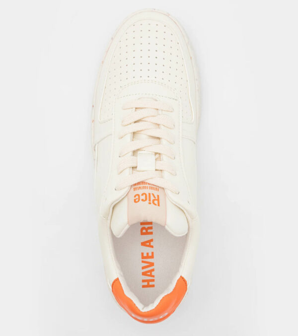 Sneaker OPEN21 écru/orange - Image 5