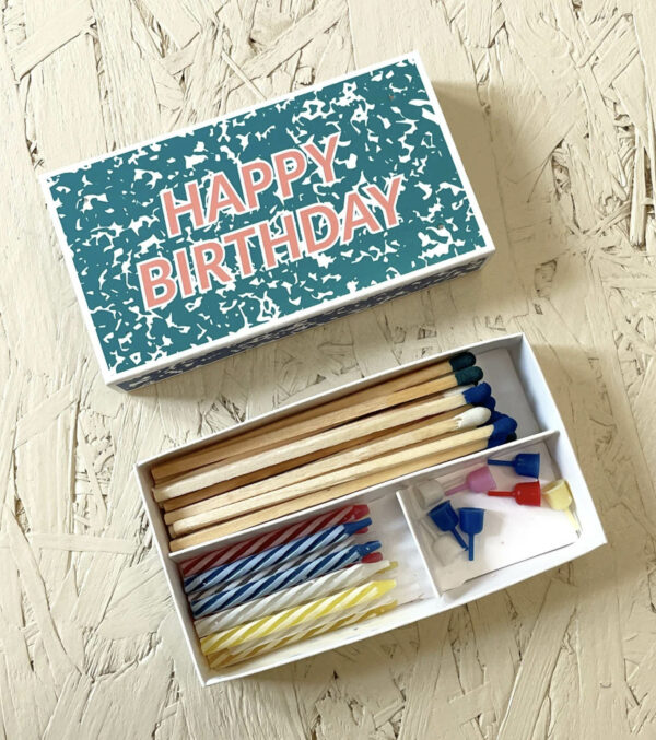 Happy Birthday Streichhölzer – Bild 6