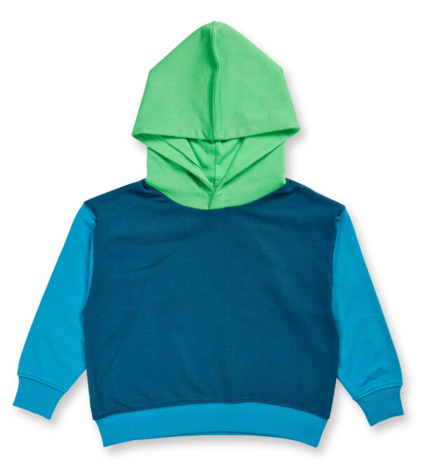 Kid's hooded sweatshirt Color Blocking