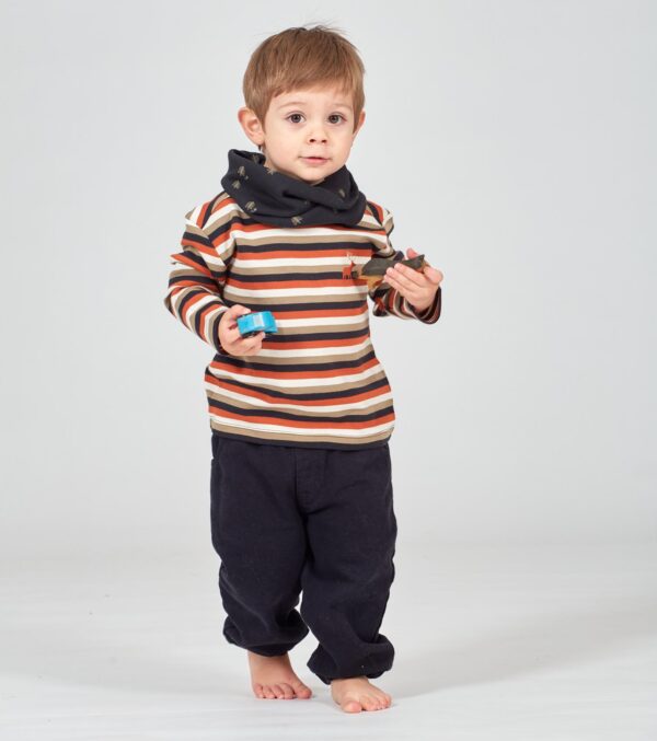 Kid‘s long-sleeved shirt with applique - Image 2