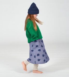 Mädchen Strickpullover in kräftigem Grün – Bild 4