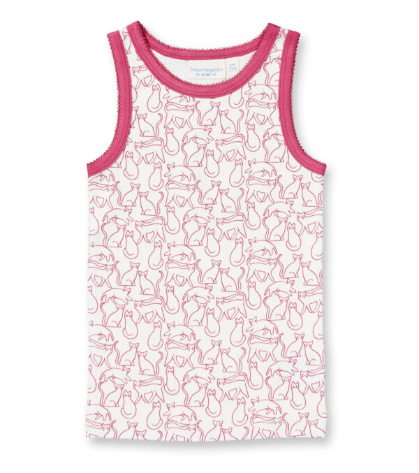 Girl vest with Cats