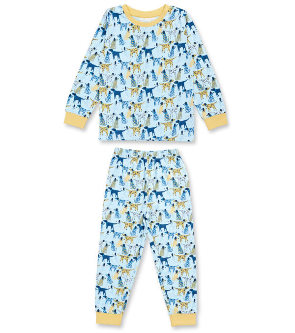 Children's Pajamas pink with Dogs