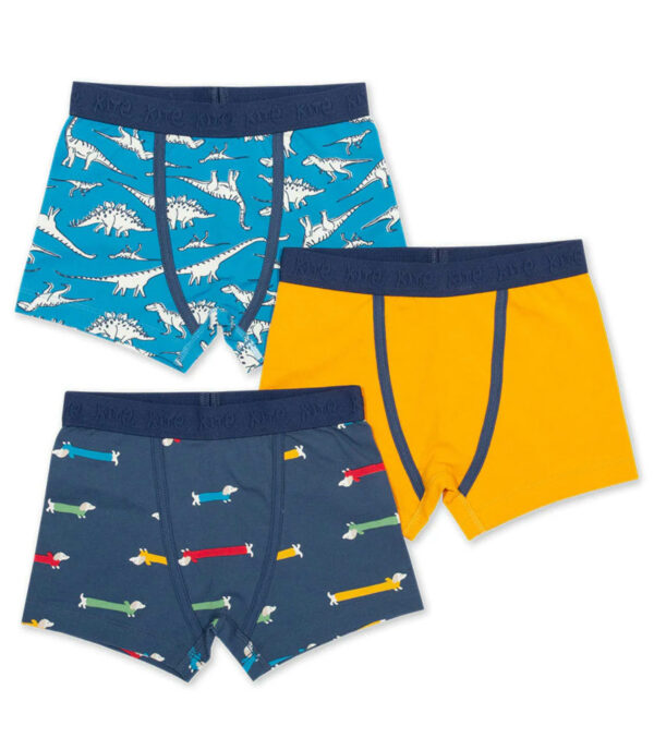 Jungen Boxershorts 3er-Pack, Dinos
