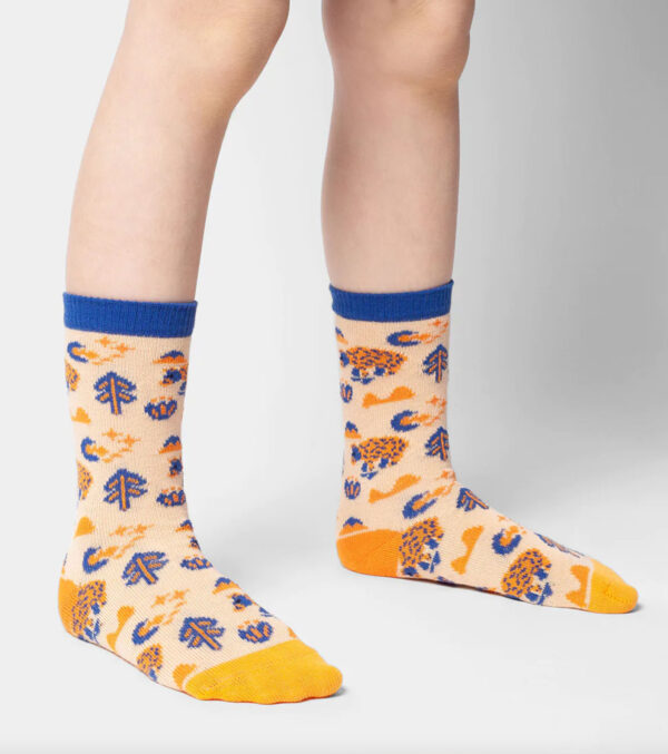 Lil Happy Hiking Bear Kids Socks - Image 2