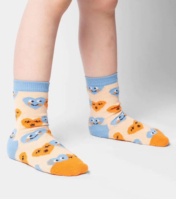 Kindersocken Lil Smiling Hearts – Bild 2