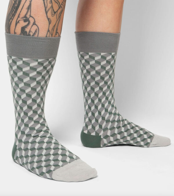 Olive Dice Socks