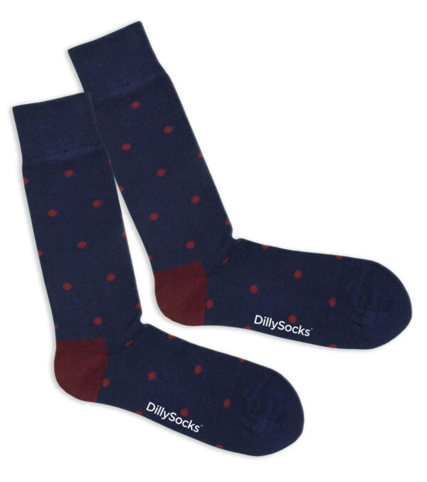 Sparse Red Dots Socks