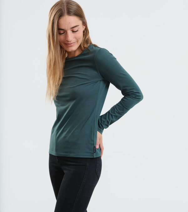 Long Sleeve Shirt Vivian dark green