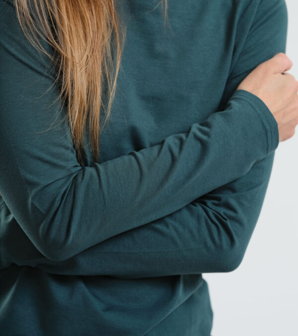 Long Sleeve Shirt Vivian dark green - Image 4