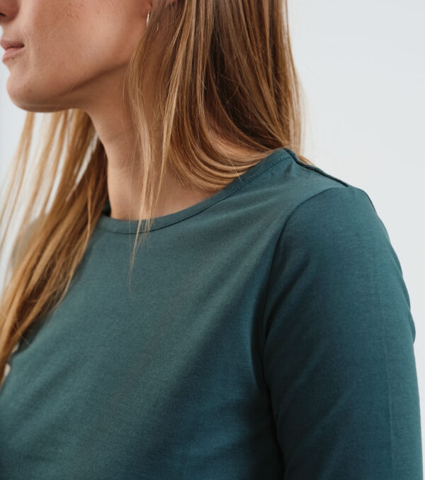 Long Sleeve Shirt Vivian dark green - Image 8