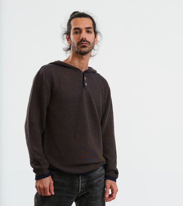 Strickpullover Edmundston mit Kapuze